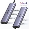 Slika USB Hub 3.0 3-port UGREEN, USB-C, HDMI, RJ45, PD
