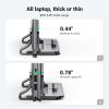 Slika UGREEN vertikalni stalak za prijenosnik, srebrni