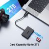 Slika USB Hub 3.0 4-port UGREEN, USB-C/A, 2xUSB-A, 1xSD, 1xTF, sivi