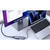 Slika USB Hub 3.2 3-port UGREEN 5-u-1 Hub, USB-C, 3xUSB-A, USB-C PD, HDMI 4K 30 fps, sivi