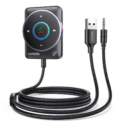 Slika UGREEN Bežični Audio receiver, Bluetooth, USB, 3.5mm, crni