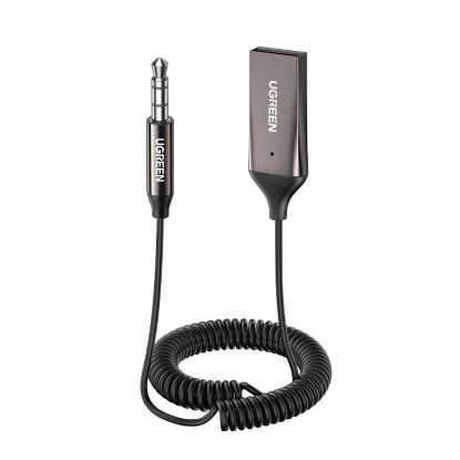 Slika UGREEN Bluetooth 5.3 USB/Aux adapter, za auto, crni