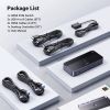 Slika UGREEN KWM switch, 3x HDMI, 2x USB-C, 3x USB-A,2x USB-B