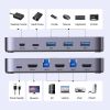 Slika UGREEN KWM switch, 3x HDMI, 2x USB-C, 3x USB-A,2x USB-B