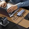 Slika USB Hub 3.0 3-port UGREEN 9-u-1, USB-C, HDMI 4K 60, VGA, PD 100W, RJ45, čitač kartica SD/TF