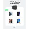 Slika USB punjač zidni UGREEN 25W, USB-C, PD3.0/QC4.0, crni + USB-C - USB-C kabel 2.0m