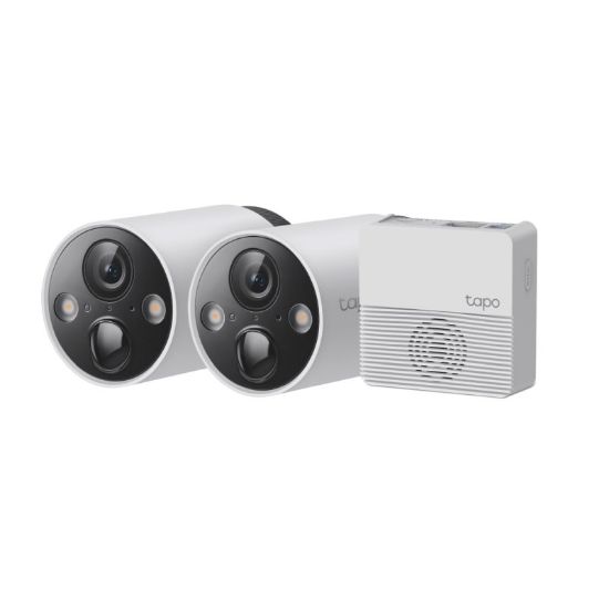 Slika TP-Link Tapo C420WS bežične vanjske kamere (2 kom) + Tapo H200 hub
