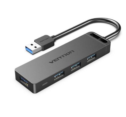 Slika USB Hub 3.0 4-port Vention Hub With Power Supply 0,5m Black