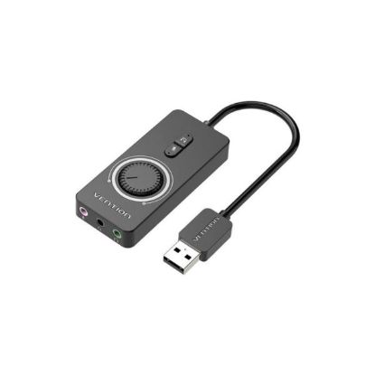 Slika Vention USB 2.0 External Stereo Sound Adapter with Volume Control, 0.5m