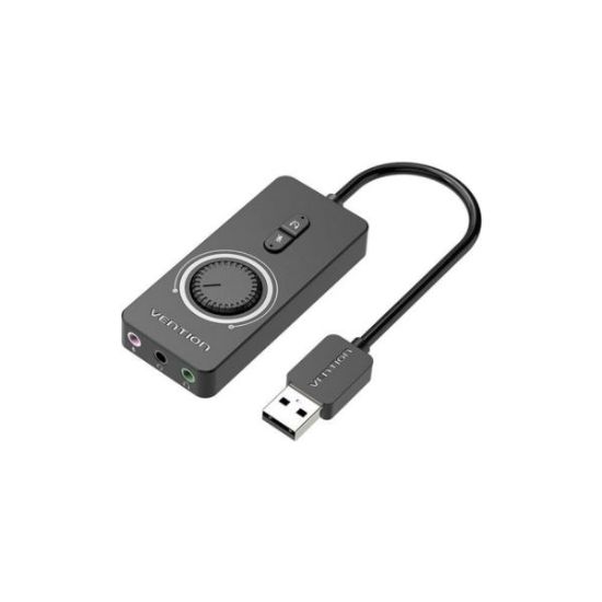 Slika Vention USB 2.0 External Stereo Sound Adapter with Volume Control, 0.5m