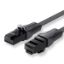 Slika Patch kabel Cat 6 UTP  3.0 m, crni, Vention Flat