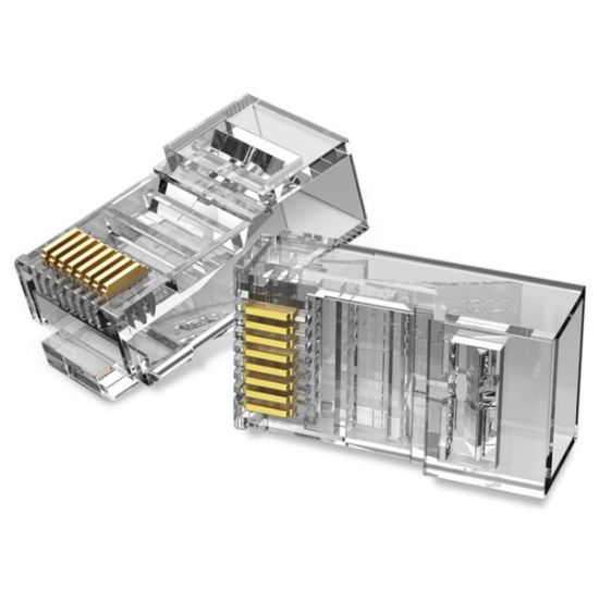 Slika UTP konektor RJ45 8/8 Cat.5E Vention, 100 Pack