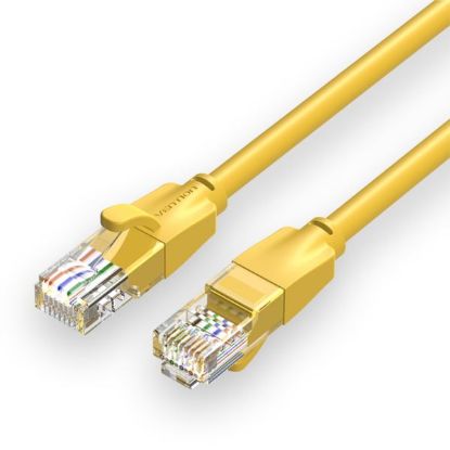 Slika Patch kabel Cat 6 UTP  1.0 m, žuti, Vention