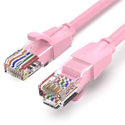 Slika Patch kabel Cat 6 UTP  2.0 m, roza, Vention