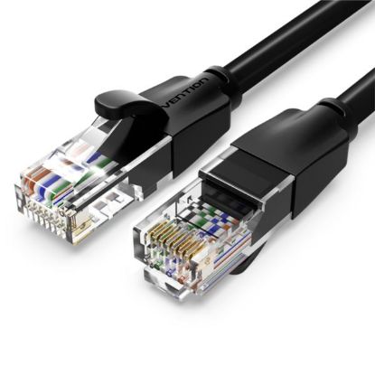 Slika Patch kabel Cat 6 UTP  5.0 m, crni, Vention
