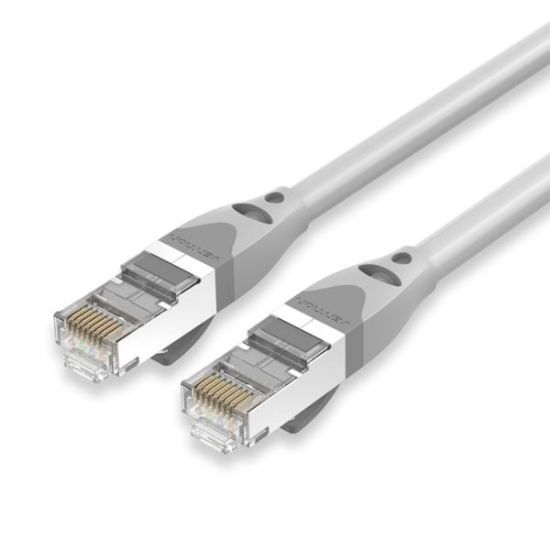 Slika Patch kabel Cat 6a SFTP  2.0 m, sivi, Vention