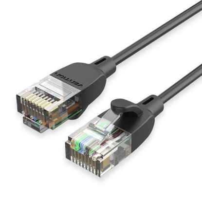 Slika Patch kabel Cat 6a UTP  2.0 m, crni, Vention