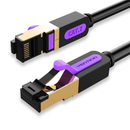Slika Patch kabel Cat 7 SFTP 15.0 m, crni, Vention