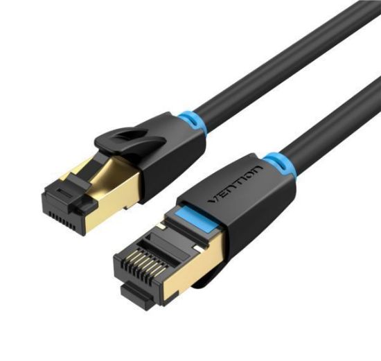 Slika Patch kabel Cat 8 SFTP  3.0 m, crni, Vention