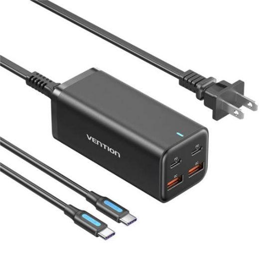 Slika USB punjač zidni Vention 4-Port USB-2C/2A (100W 100W 18W 18W)