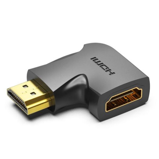 Slika HDMI M - HDMI F adapter Vention 270 Degree Vertical Flat, Black