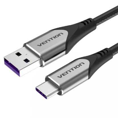 Slika USB 2.0 TIP A-C M/M, 2.0 m, Vention Fast Charging Cable, Gray