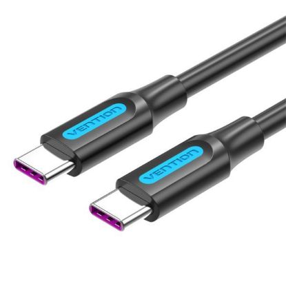 Slika USB 2.0 TIP C-C M/M 2.0 m, Vention 5A, Black