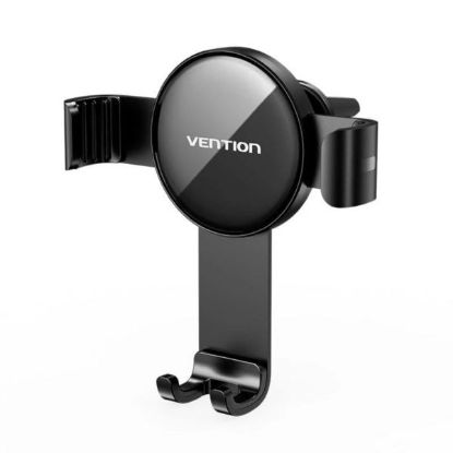 Slika Vention Auto-Clamping Car Phone Mount With Duckbill Clip Black Disc Fashion Type