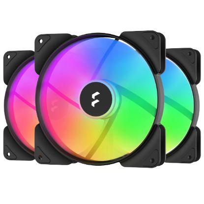 Slika Fractal Aspect 12 RGB PWM Black Frame, 3x 120mm
