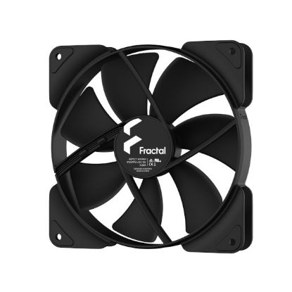 Slika Fractal Aspect 14 PWM Black,140mm ventilator, crni
