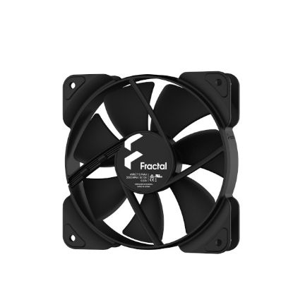 Slika Fractal Aspect 12 PWM Black,120mm ventilator, crni