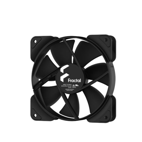 Slika Fractal Aspect 12 PWM Black,120mm ventilator, crni