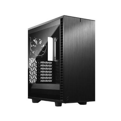 Slika Fractal Define 7 Compact TG Light, crno, bez napajanja