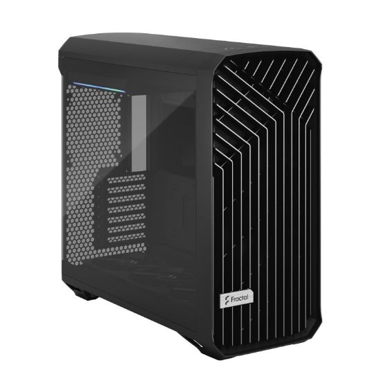 Slika Fractal Torrent Black TG Light, crno,bez napajanja