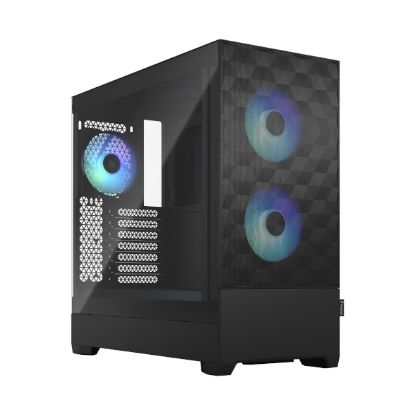 Slika Fractal Pop Air RGB Black TG, crno bez napajanja