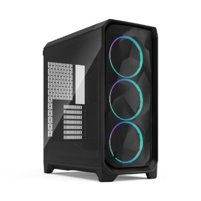 Slika Fractal Meshify 3 Black RGB TG Light Tint