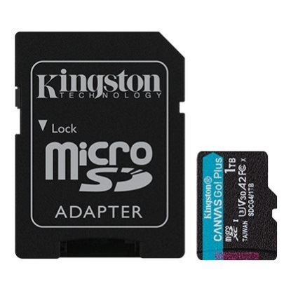 Slika Secure Digital card Micro 1 TB Kingston Canvas Go! Plus, SDCG4/1TB