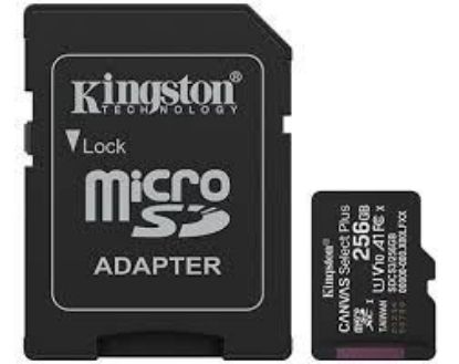 Slika Secure Digital card Micro 256 GB Kingston Canvas Select Plus, SDCS3/256GB