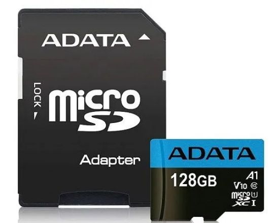 Slika Secure Digital card Micro 128 GB ADATA AUSDX128GUICL10A1-RA1