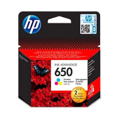 Slika Cartridge HP F6V24AE - No.652, Tri-colour