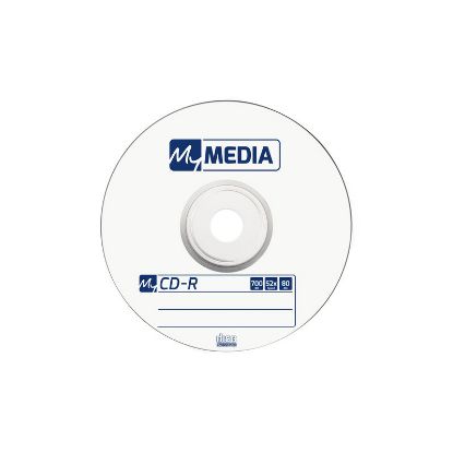 Slika CD Recordable 700MB MyMedia 52× Matt Silver, Wrap pakiranje 50 kom
