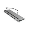 Slika Roline USB-C Multiport Docking Station, 4K HDMI/DP, VGA, 2x USB3.2, 1x USB2.0, 1x SD/Micro SD, 1x USB-C PD, 1x G-LAN, 1x 3.5mm