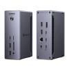 Slika UGREEN Revodok Max 13u1, DisplayPort, Thunderbolt 4, USB-C, RJ45, čitač kartica TF/SD, 3.5mm