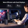 Slika UGREEN Revodok Max 13u1, DisplayPort, Thunderbolt 4, USB-C, RJ45, čitač kartica TF/SD, 3.5mm