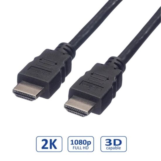 Slika HDMI kabel HDMI M - HDMI M  20 m Roline kabel sa mrežom