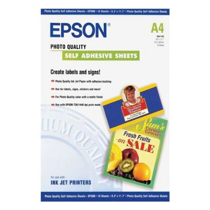 Slika Epson S041106, Premium samoljepljivi, 22.2 x 30.8 cm, 10