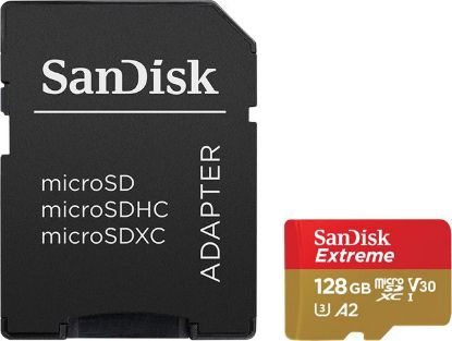 Slika Secure Digital card  Micro  64 GB Sandisk Extreme + aapter