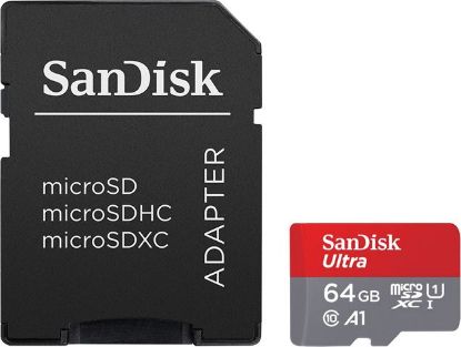 Slika Secure Digital card Micro  64 GB SanDisk Ultra + adapter