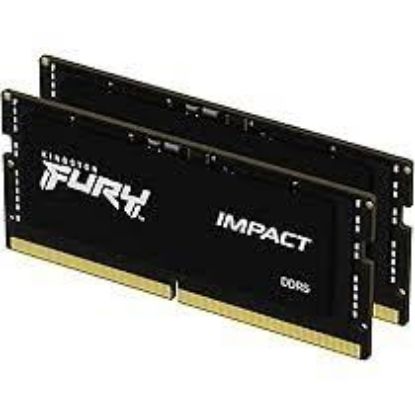 Slika SODIMM DDR5 16 GB x2 Kit 5600 MHz Kingston FURY Impact PnP, KF556S40IBK2-32