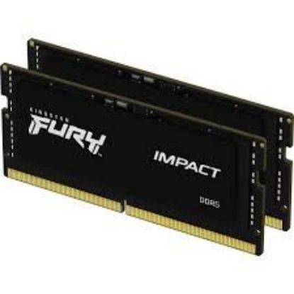 Slika SODIMM DDR5 16 GB x2 Kit 6000 MHz Kingston FURY Impact XMP, KF560S38IBK2-32